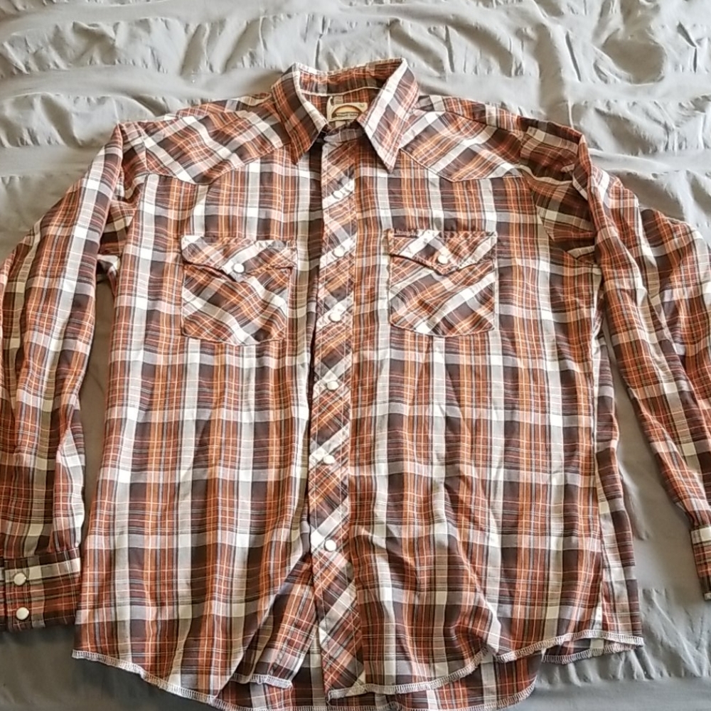 Vintage Wrangler Western button down